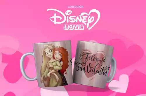 vectores plantilas AMOR,SAN VALENTIN,DISNEY,FESTEJO,PRINCESAS,